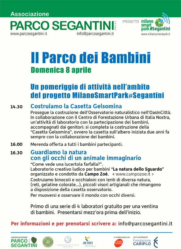 Invito per domenica 8 aprile