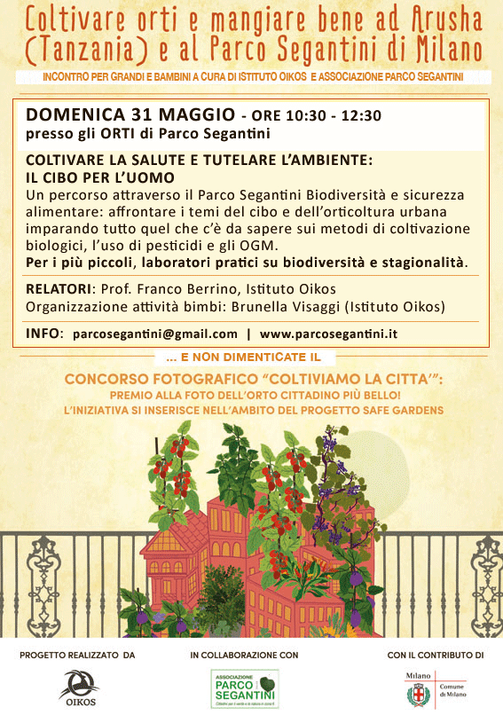 3° INCONTRO A CURA DI ISTITUTO OIKOS E ASSOCIAZIONE PARCO SEGANTINI