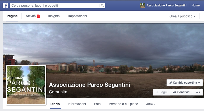 panoramica del Parco prima della consegna al Comune